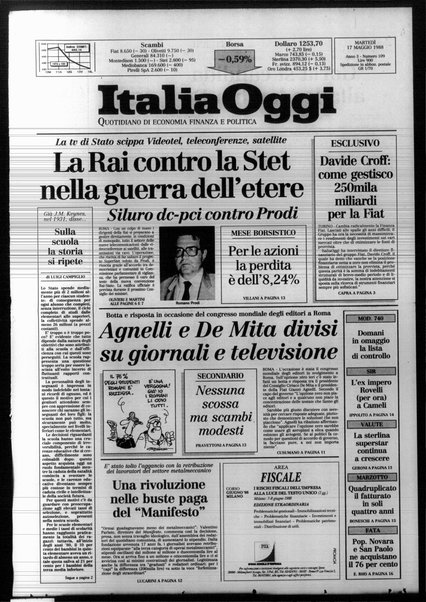 Italia oggi : quotidiano di economia finanza e politica